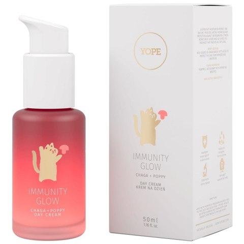 Yope Immunity Glow krem do twarzy na dzień Chaga + Mak 50ml (P1)