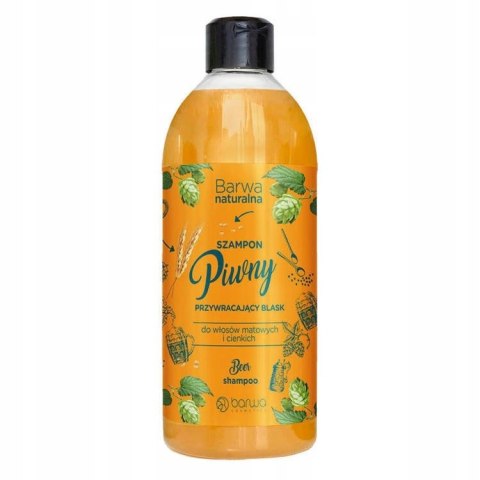 Barwa Naturalna szampon piwny przywracający blask 500ml (P1)