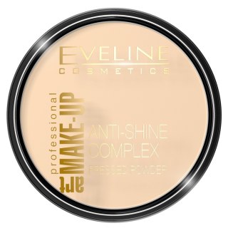 Eveline Cosmetics Art Make Up Anti-Shine Complex Pressed Powder matujący puder mineralny z jedwabiem 30 Ivory 14g (P1)