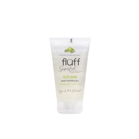 Fluff H2O Jelly Body Hydrating Gel detoksykująca woda żelowa Ogórek i Zielona Herbata 150ml (P1)