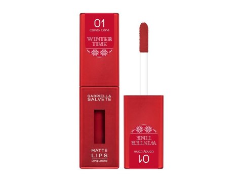 Gabriella Salvete 01 Candy Cane Winter Time Matte Lips Pomadka TAK 4,5 ml (W) (P2)