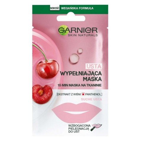 Garnier Skin Naturals wypełniająca maska do ust na tkaninie 5g (P1)