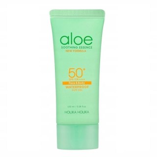 HOLIKA HOLIKA Aloe Soothing Essence Face Body Waterproof Sun Gel SPF50+ żel przeciwsłoneczny do twarzy i ciała 100ml (P1)