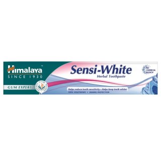 Himalaya Sensi-White ziołowa pasta wybielająca na wrażliwe i krwawiące dziąsła 75ml (P1)