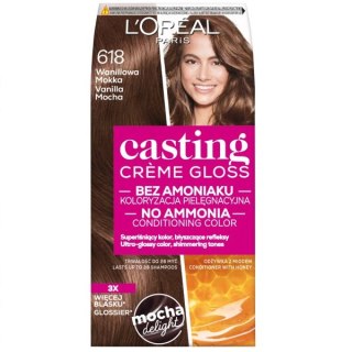 L'Oreal Paris Casting Creme Gloss farba do włosów 618 Waniliowa Mokka (P1)