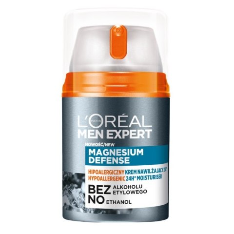 L'Oreal Paris Men Expert Magnesium Defense hipoalergiczny krem nawilżający 50ml (P1)