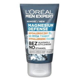 L'Oreal Paris Men Expert Magnesium Defense hipoalergiczny żel do mycia twarzy 100ml (P1)