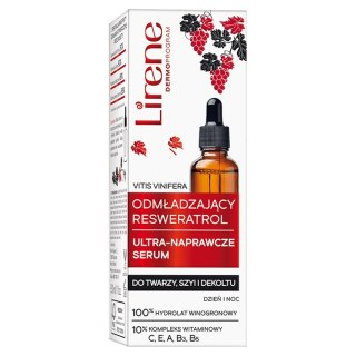 Lirene Odmładzający Resweratrol ultra-naprawcze serum na dzień i noc 30ml (P1)