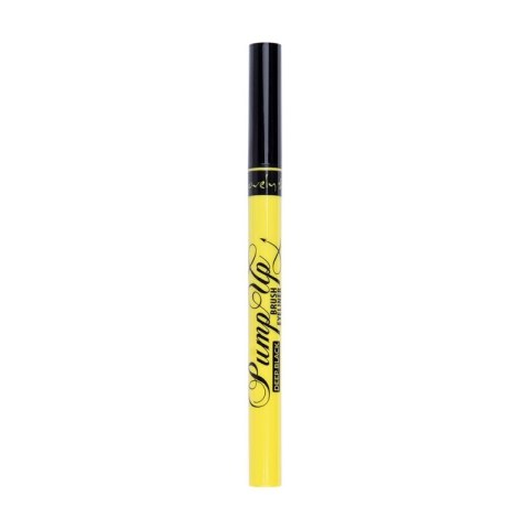 Lovely Pump Up Brush Eyeliner ultra czarny eyeliner z precyzyjnym pędzelkiem Deep Black (P1)