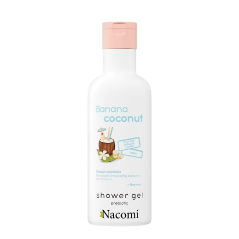 Nacomi Shower Gel żel pod prysznic Banan i Kokos 300ml (P1)