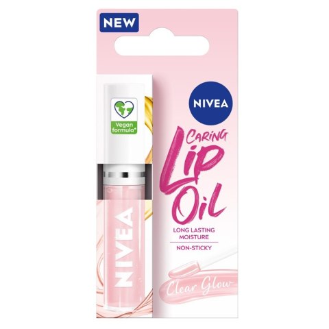 Nivea Caring Lip Oil pielęgnujący olejek do ust Clear Glow 5.5ml (P1)