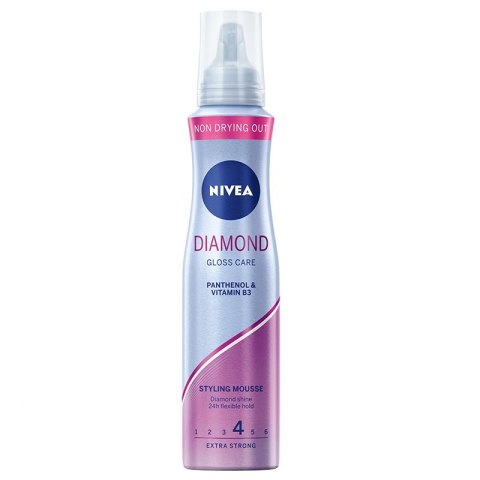 Nivea Diamond Gloss Care pianka do włosów 150ml (P1)