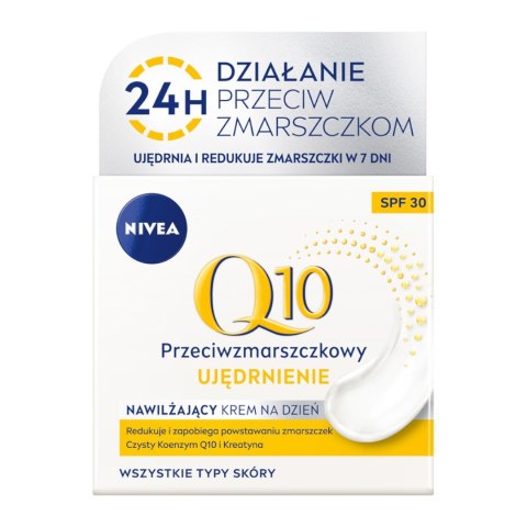 Nivea Q10 Ujędrnienie przeciwzmarszczkowy nawilżający krem na dzień SPF30 50ml (P1)