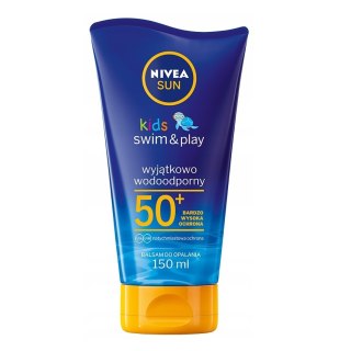 Nivea Sun Kids Swim Play balsam ochronny na słońce dla dzieci SPF50+ 150ml (P1)