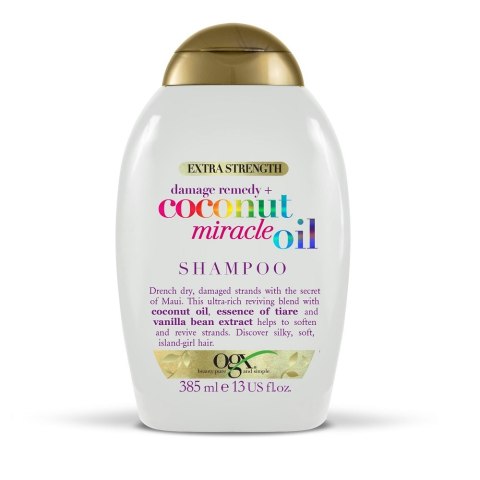 OGX Damage Remedy + Coconut Miracle Oil Shampoo szampon do włosów suchych i zniszczonych 385ml (P1)