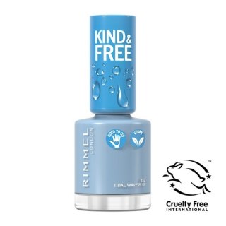 Rimmel Kind Free wegański lakier do paznokci 152 Tidal Wave Blue 8ml (P1)