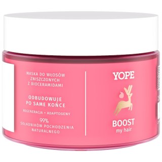 Yope Boost My Hair maska do włosów zniszczonych z bioceramidami 250ml (P1)