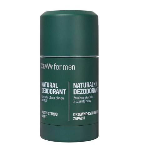 Zew For Men Naturalny dezodorant w sztyfcie z czarną hubą 80g (P1)