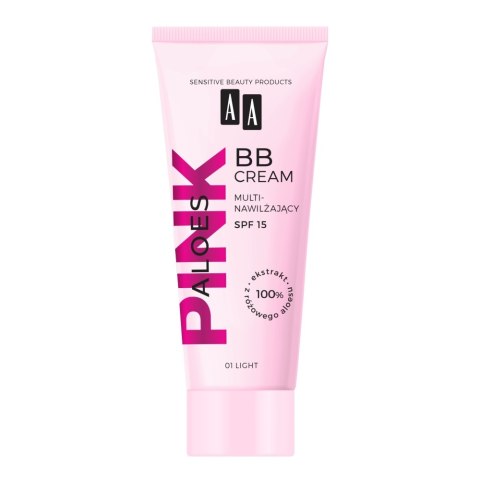 AA Aloes Pink multinawilżający krem BB 01 Light 30ml (P1)