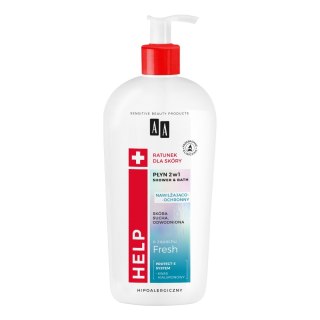 AA Help płyn 2w1 Shower Bath nawilżająco-ochronny 400ml (P1)