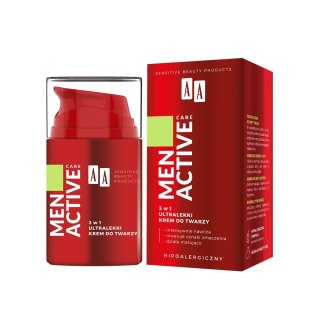 AA Men Active Care 3w1 ultralekki krem do twarzy 50ml (P1)