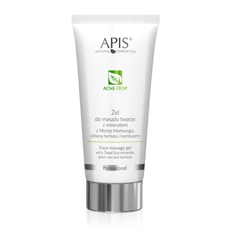 APIS Acne-Stop żel do masażu twarzy z minerałami z Morza Martwego zieloną herbatą i bambusem 200ml (P1)