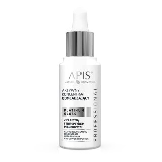 APIS Platinum Gloss aktywny koncentrat odmładzający z platyną i tripeptydem miedziowym 30ml (P1)