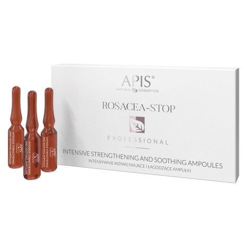 APIS Rosacea-Stop intensywnie wzmacniające i łagodzące ampułki dla cery z trądzikiem różowatym i wrażliwej 10x3ml (P1)