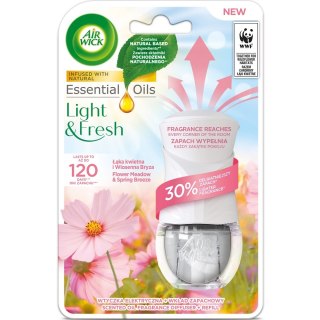 Air Wick Essential Oils wtyczka elektryczna i wkład Łąka Kwietna i Wiosenna Bryza 19ml (P1)