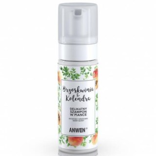 Anwen Szampon w piance do suchej i wrażliwej skóry głowy Brzoskwinia Kolendra 170ml (P1)