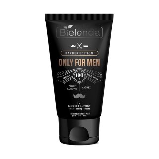 Bielenda Only For Men Barber Edition pasta do mycia twarzy 3w1 pasta-peeling-maska 150g (P1)