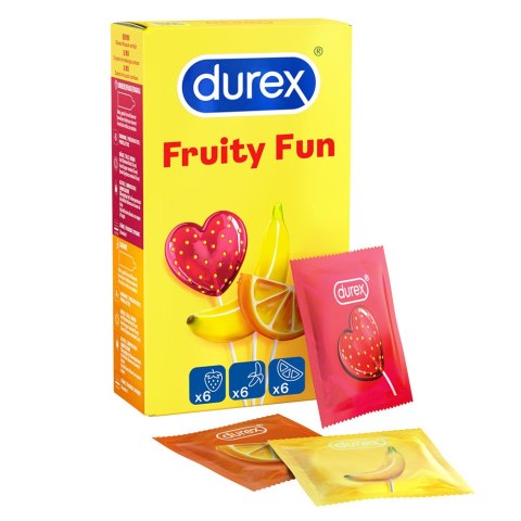 Durex Fruity Fun smakowe prezerwatywy 18 szt (P1)