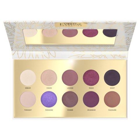 Eveline Cosmetics Fantasy Eyeshadow Palette paleta 10 cieni do powiek (P1)