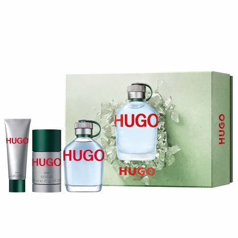 Hugo Boss Hugo Man zestaw woda toaletowa spray 125ml + dezodorant sztyft 75ml + żel pod prysznic 50ml (P1)