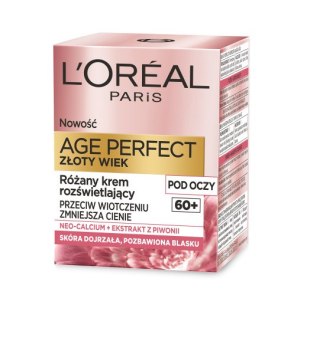 L'Oreal Paris Age Perfect Złoty Wiek 60+ różany krem rozświetlający pod oczy 15ml (P1)