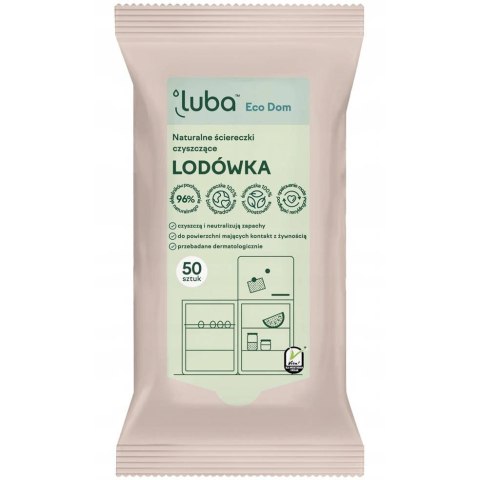 Luba Eco Dom naturalne ściereczki czyszczące Lodówka 50szt (P1)