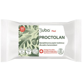 Luba Med Proctolan specjalistyczny papier toaletowy dla osób z hemoroidami 50szt (P1)