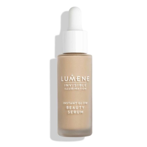 Lumene Invisible Illumination Instant Glow Beauty Serum rozświetlające serum do twarzy Universal Medium 30ml (P1)