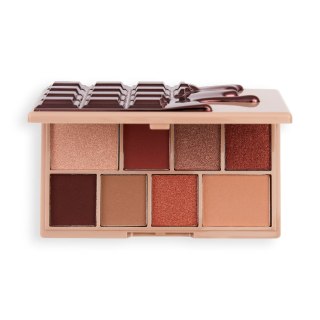 Makeup Revolution I Heart Revolution Mini Chocolate Eyeshadow Palette mini paletka cieni do powiek Hazelnut Cream 10.2g (P1)