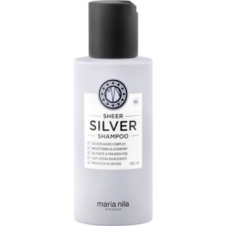 Maria Nila Sheer Silver Shampoo szampon do włosów blond i rozjaśnianych 100ml (P1)