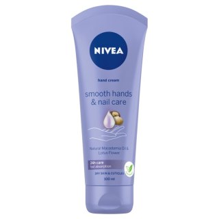 Nivea Smooth Hands Nail Care wygładzający krem do rąk i paznokci 100ml (P1)