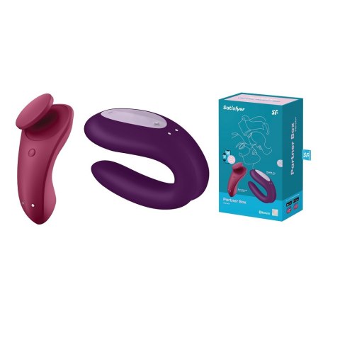 Satisfyer Partner Box 1 zestaw Sexy Secret Panty Vibrator + Double Joy Partner Vibrator (P1)