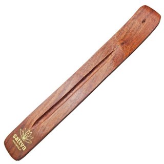 Sattva Natural Indian Incense podstawka do kadzidełka z naturalnego drewna (P1)