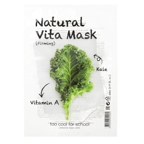 Too Cool For School Natural Vita Mask naturalna maska ujędrniająca do twarzy Firming 23g (P1)