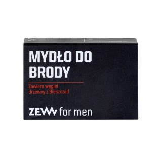 Zew For Men Mydło do brody z węglem drzewnym z Bieszczad 85ml (P1)