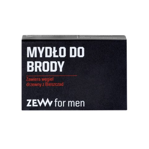 Zew For Men Mydło do brody z węglem drzewnym z Bieszczad 85ml (P1)