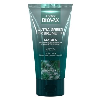 BIOVAX Glamour Ultra Green For Brunettes maska do włosów dla brunetek 150ml (P1)