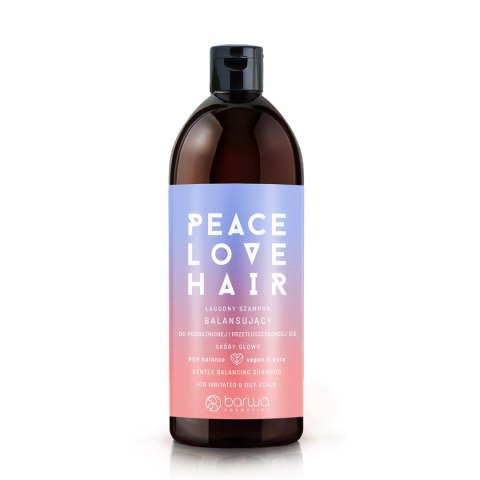 Barwa Peace Love Hair łagodny szampon balansujący do podrażnionej i przetłuszczającej się skóry głowy 480ml (P1)