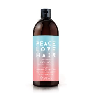 Barwa Peace Love Hair łagodny szampon nawilżający do suchej i normalnej skóry głowy 480ml (P1)