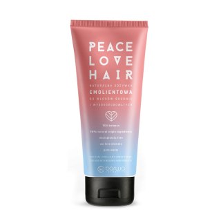 Barwa Peace Love Hair naturalna odżywka emolientowa do włosów średnio i wysokoporowatych 180ml (P1)